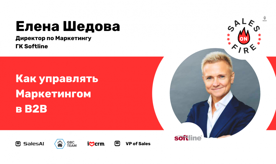 Как управлять Маркетингом в B2B / Елена Шедова / Продажи в огне / Sales on Fire